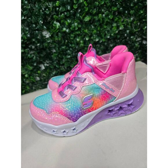 GIRLS SIZE 10 SPORT SKECHERS STEP INS MEMORY FOAM NEW WITHOUT BOX - Picture 5 of 7